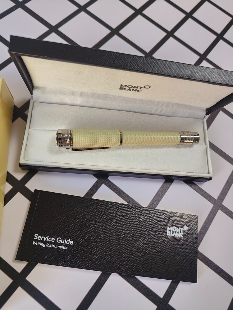 Montblanc beige luxury classic ballpoint pen New