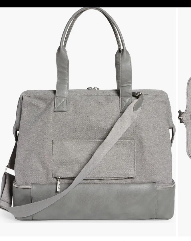 Gray BEIS Weekender Bag with Tag - Premium Quality Travel Essential