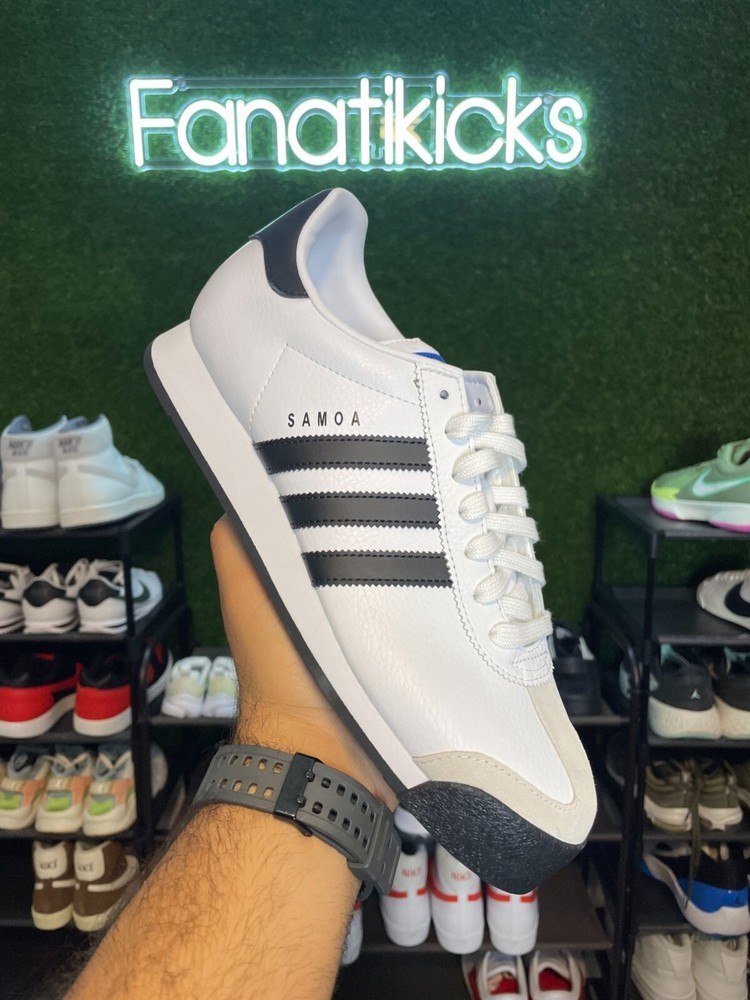 Adidas Originals Samoa Mens Size 10 Shoes White Black Classic Sneakers 675033