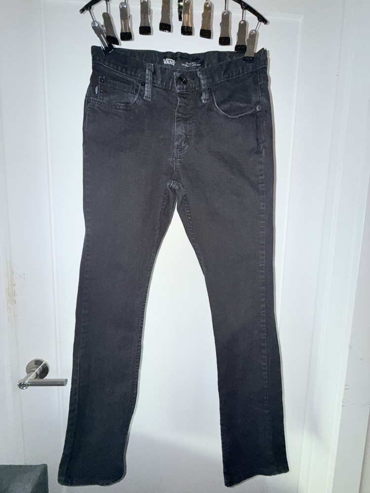 FLASH SALE 🚨 VANS BLACK JEANS | Mens 28x28 | EUC SKATER PANTS GRUNGE | Classic-image