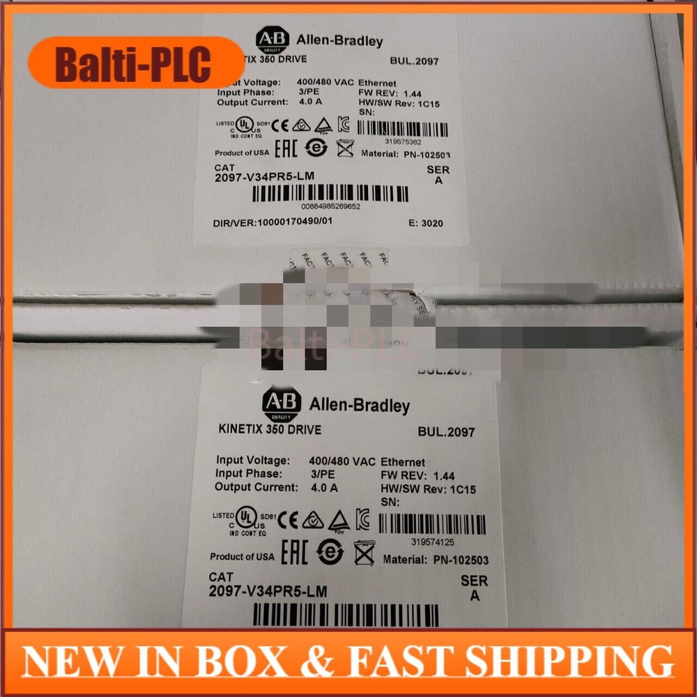 Allen-Bradley 2097-V34PR5-LM Kinetix 350 Servo Drive 2.0kW 3-Phase 400/480VAC US