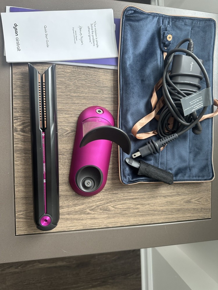Dyson Corrale Hair Straightener Black Nickel/Fuchsia HS03 - Used