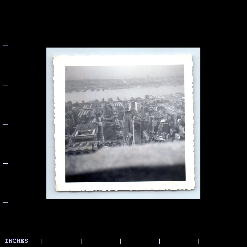 Vintage 1953 New York City Square Photo Empire State Building Iconic Skyline Retro View