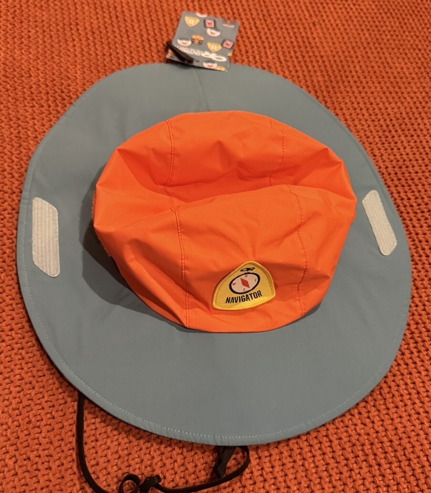 OR Navigator Bahama Bucket Hat in Blue & Orange for Outdoor Travel Adventures