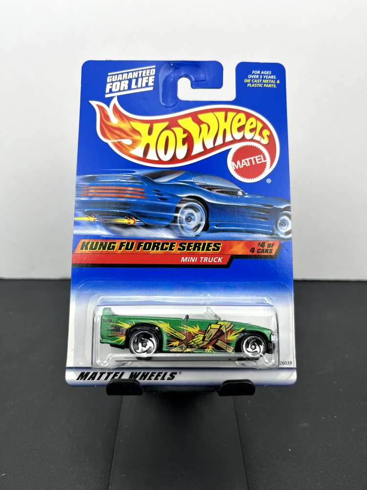 Hot Wheels 2000 Mainline Kung Fu Force Series Mini Truck Green #036