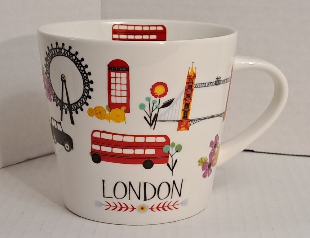 Graces Teaware London Mug Cup Coffee Dishwasher & Microwave Safe