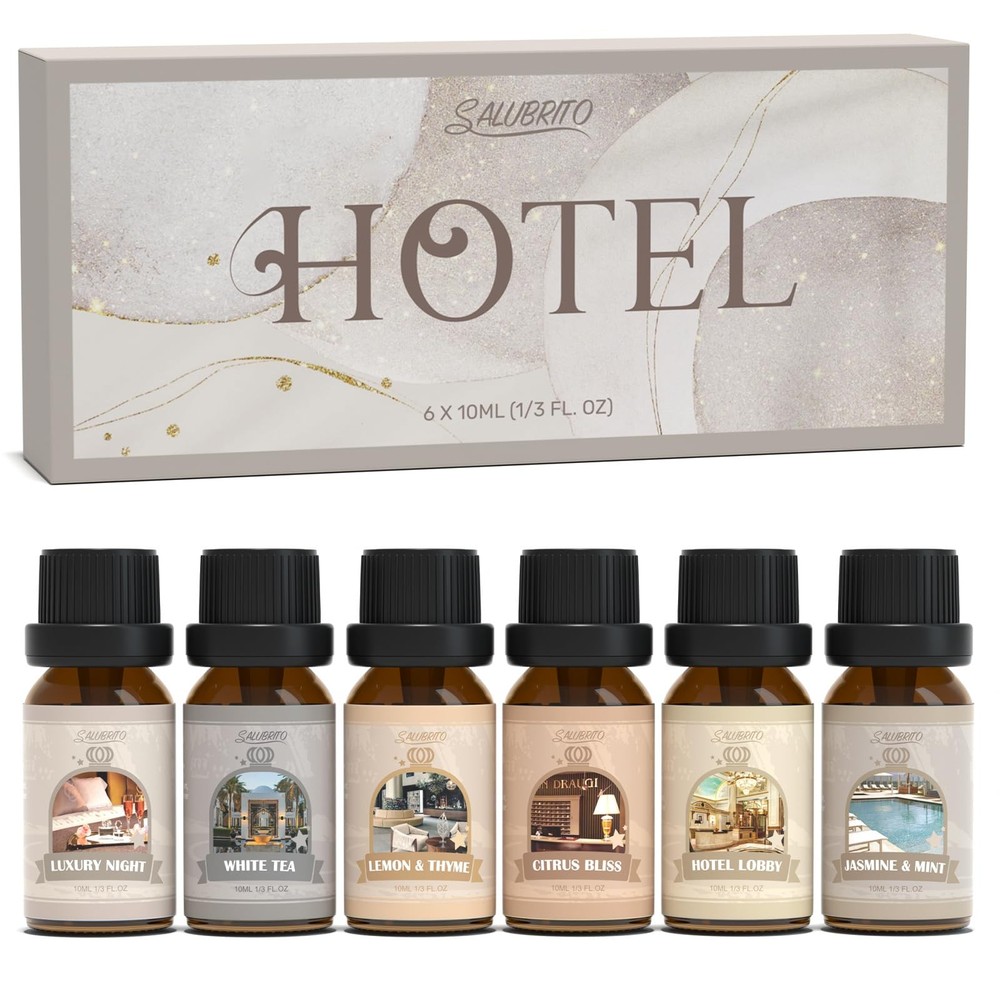 Hotel Fragrance Oil Set, Luxury Essential Oil Set for Diffuser, Candle, Soap ...