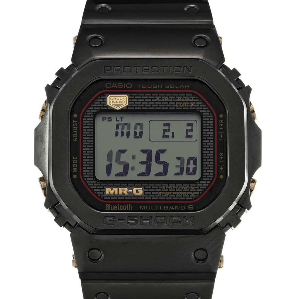 Casio CASIO G SHOCK MRG B5000 Series MRG B5000B 1JR Black Men s Watch Casio Watc