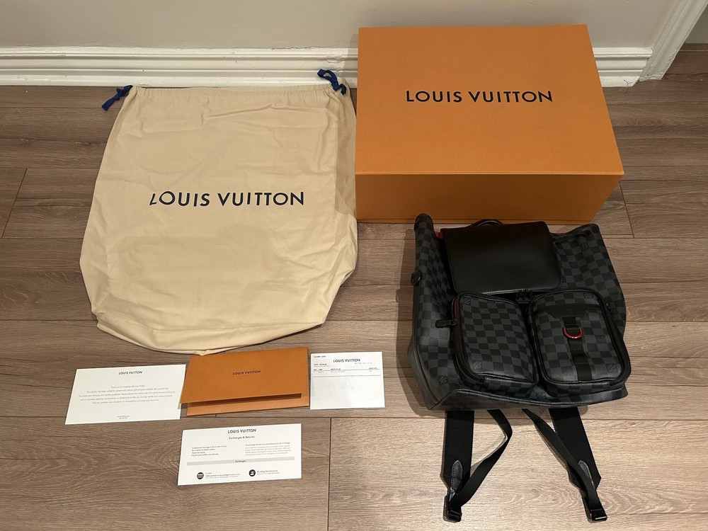 Louis Vuitton Utility Backpack with Original Box and Dust Bag in Mint Condition