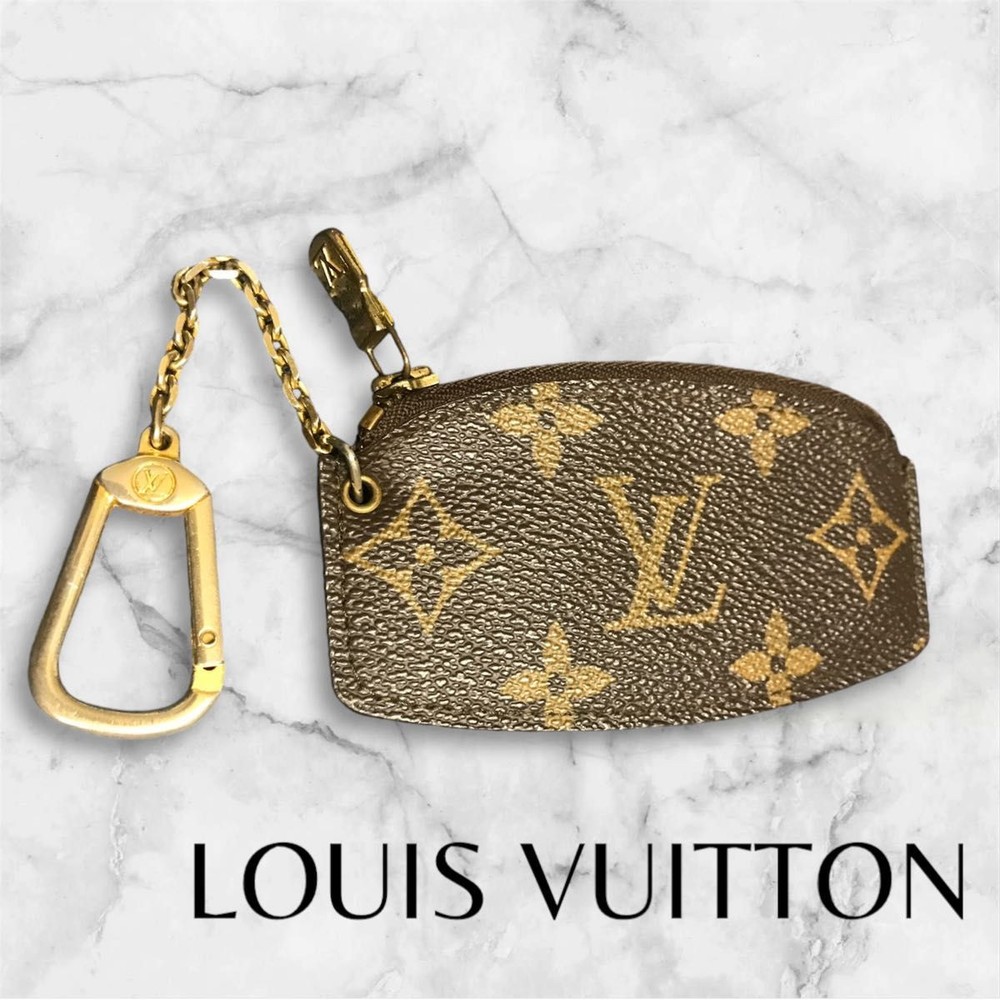 Extremely Rare Beauty  LOUIS VUITTON Coin Purse Coin Case Key Case Monogram L