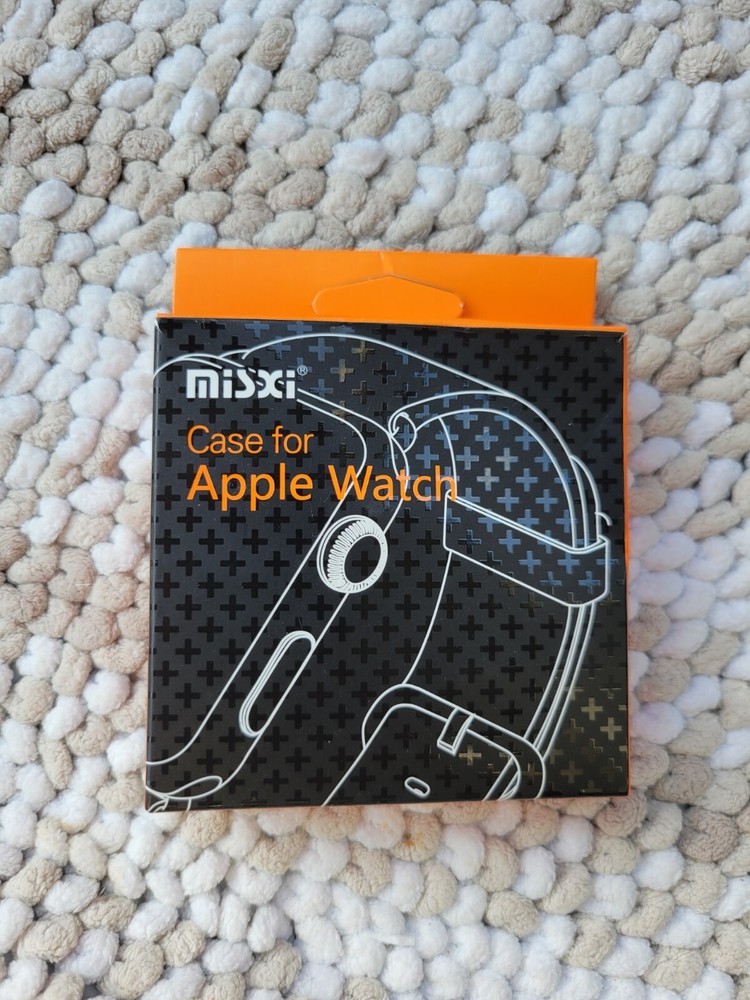 1 Misxi Waterproof Hard Case Tempered Glass For Apple Watch 5/4  44 mm