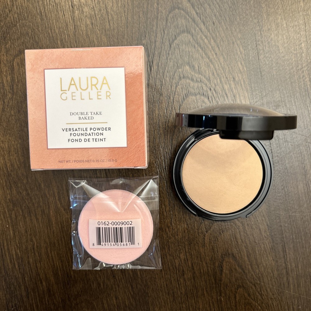 LAURA GELLER NEW YORK Baked Double Take Powder Foundation - Light -