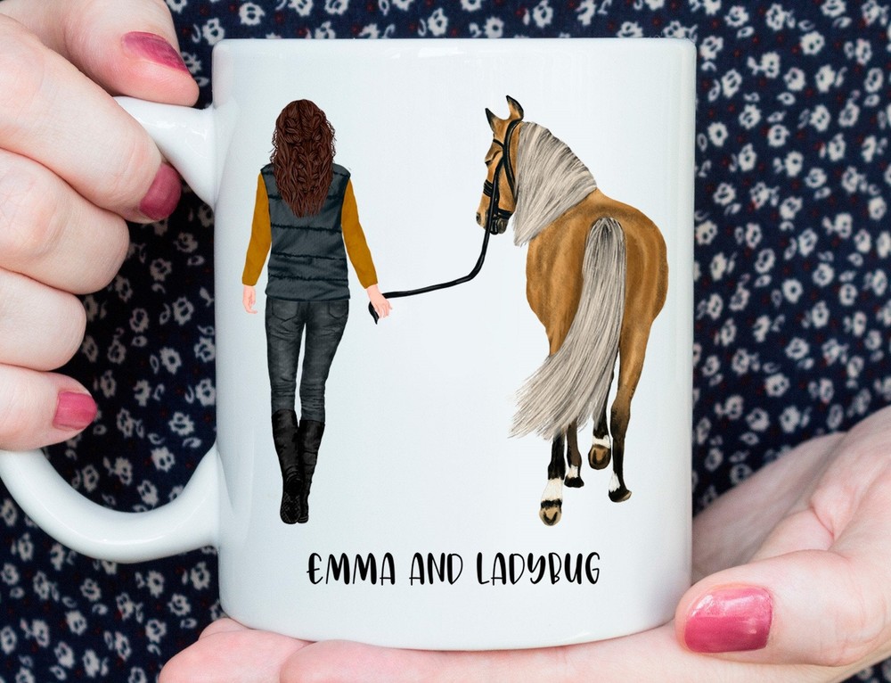 Personalized Horse Mug Gift For Horse Lover Horse Present Ideas Gift For Horse