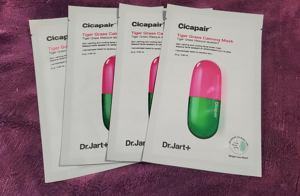 Dr Jart+ Cicapair Tiger Grass Calming Serum Mask 4-Pack