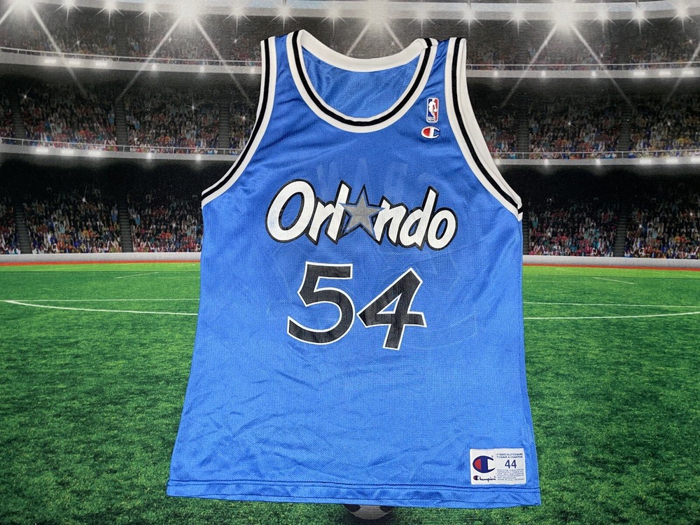 Vintage Horace Grant #54 Orlando Magic Champion NBA Jersey Size 44 Used