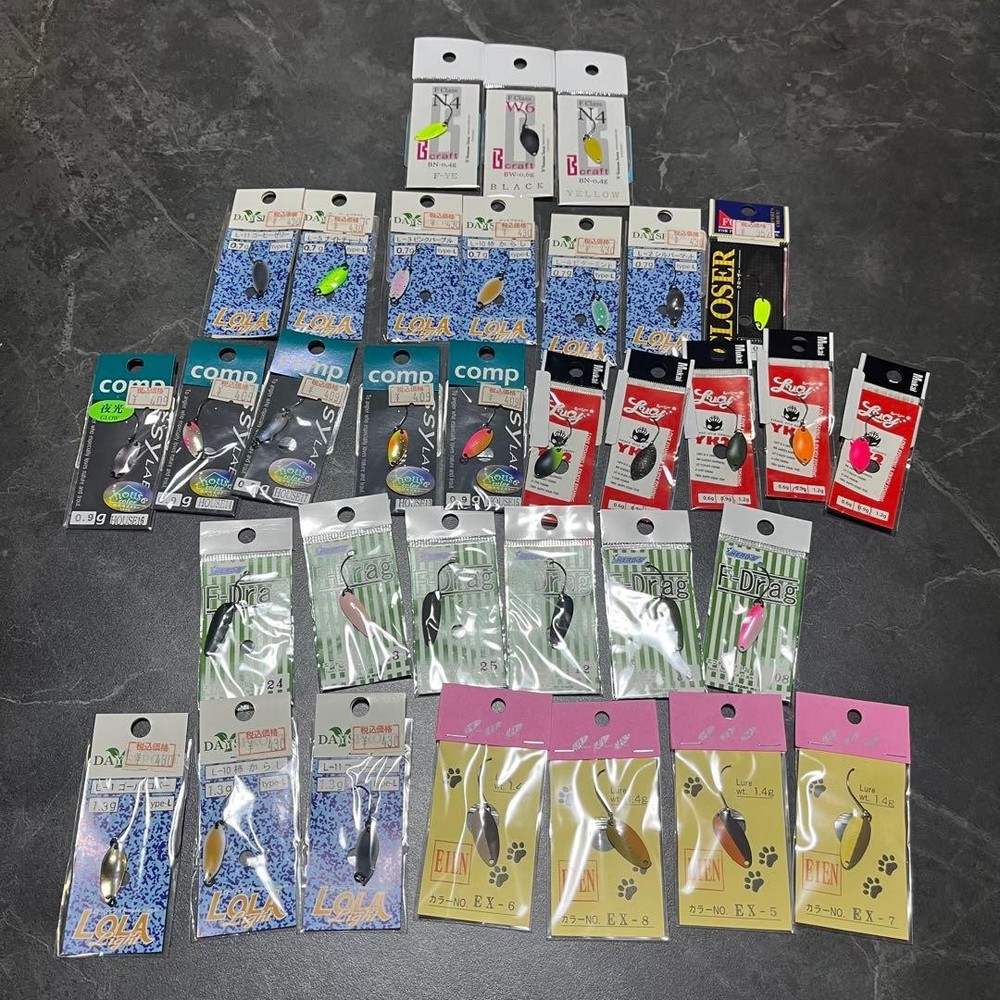 Fishing Lure Area trout spoon G multi-piece 33 pieces bulk