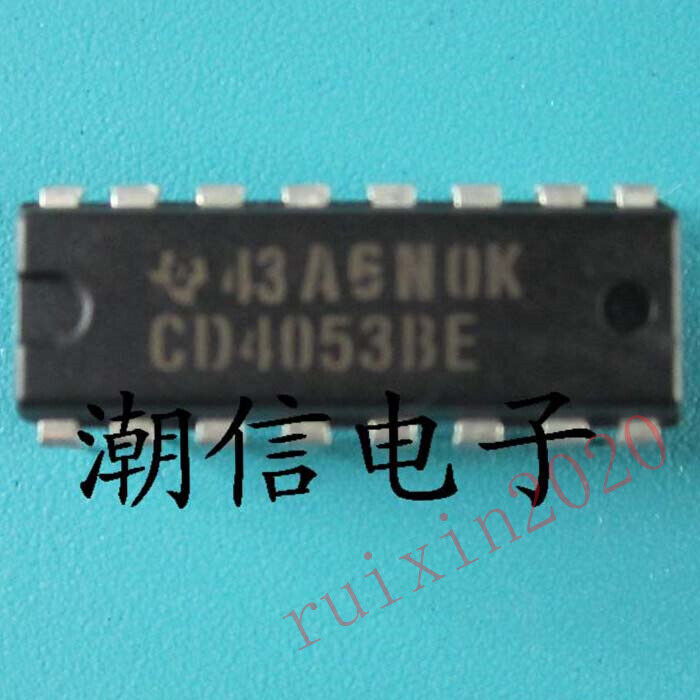 5pcs CD74HC4053 74HC4053 CD4053BE TRIPLE 2X1 DIP-16 NEW #F22