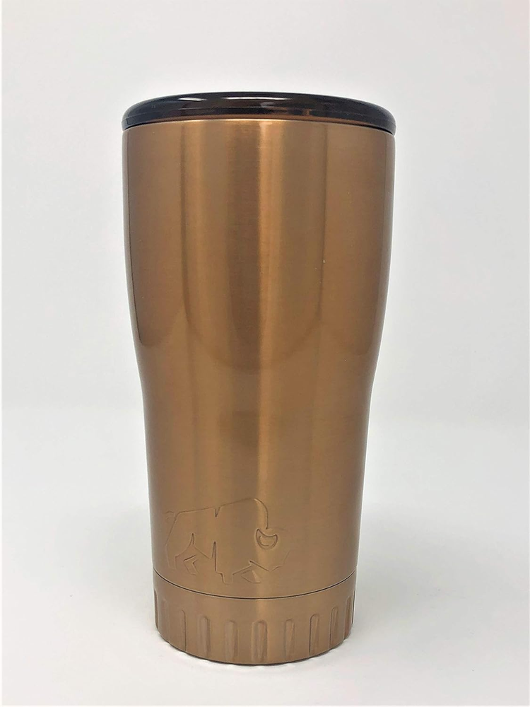 NL1008950 Double Walled Stainless Steel Travel Tumbler, 20-Ounces, Gold