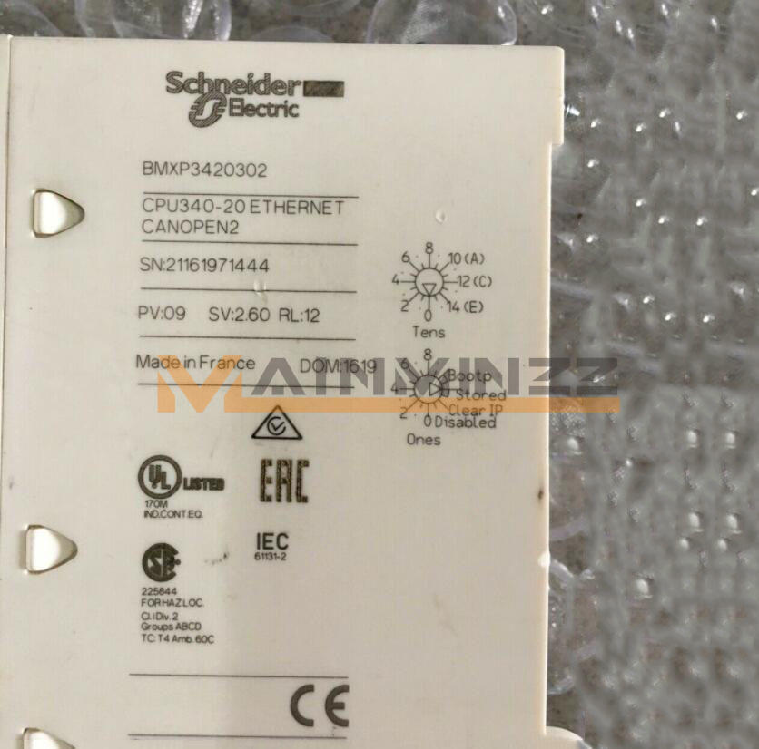 1PC Used BMXP3420302 PLC CPU module Tested In Good Condition