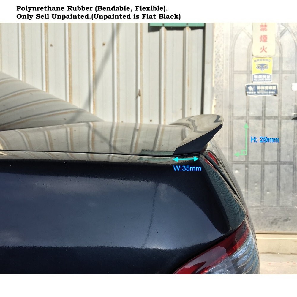 DUCKBILL 284N Type Rear Trunk Spoiler Lip Wing Fits 1994~1997 Honda Accord Sedan