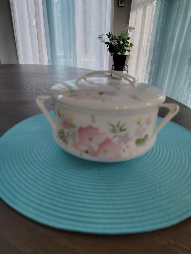 Kobe Cookware Enamelware 2 Qt Saucepan Saute Pot Dutch Oven Casserole Lid Japan