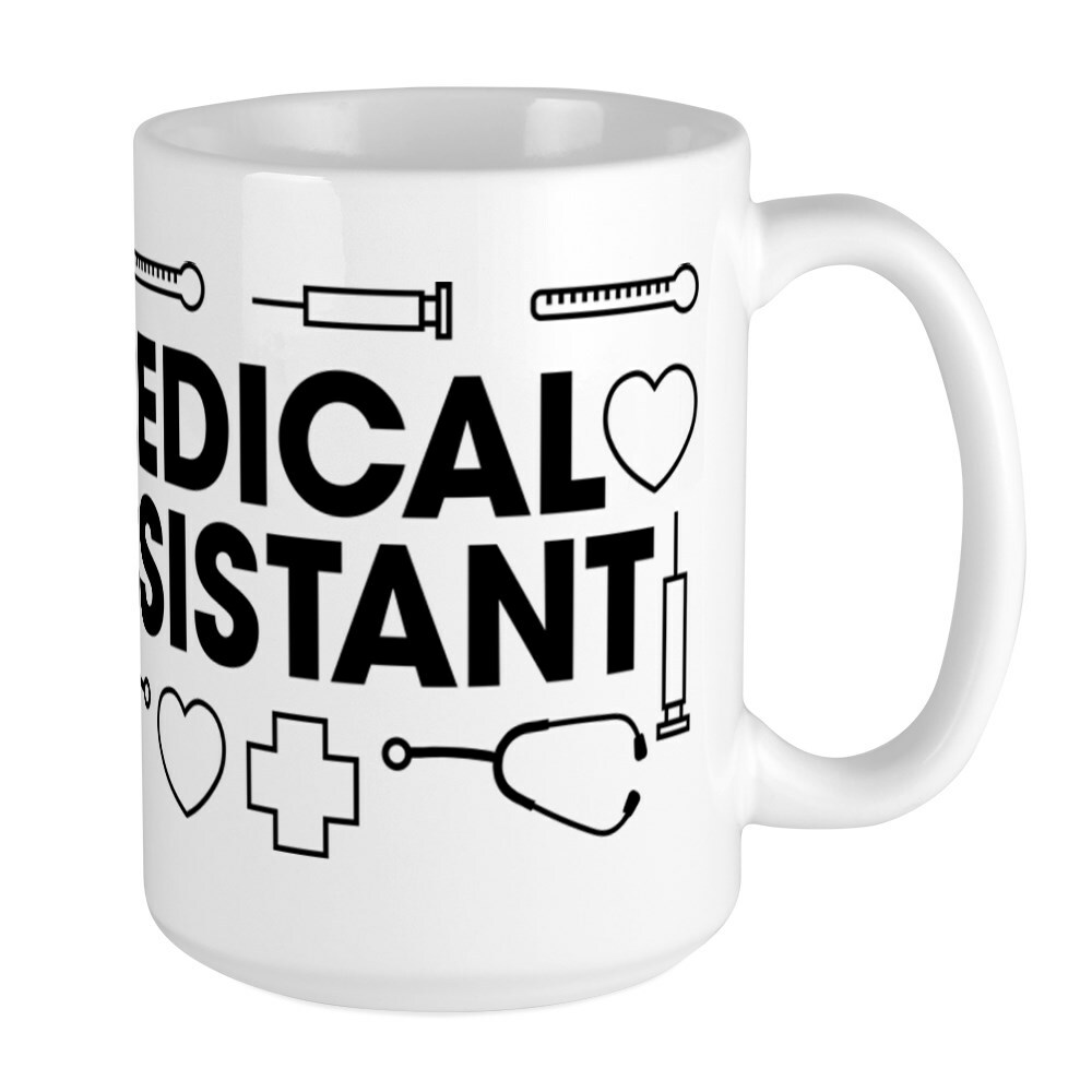 CafePress Medical Assistant Coffee Mug, Large 15 oz. White Coffee Cup (94341257)