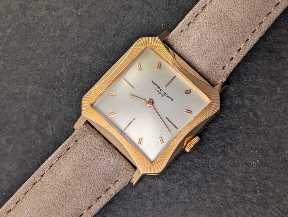 Vacheron Constantin Rose Gold 6503 Textured Case Vintage Watch 1960's