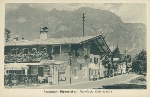 Ansichtskarte Restaurant Alpenstüberl Garmisch Klammstraße  (Nr.9241)