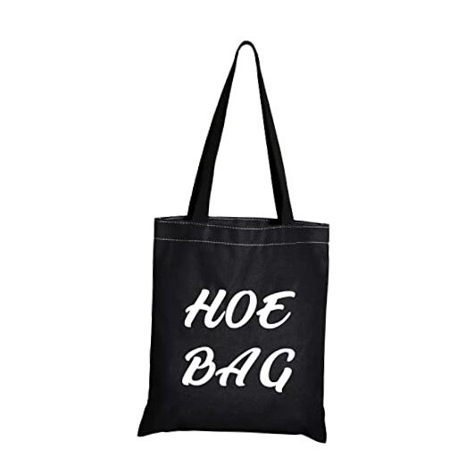 Hilarious Naughty Hoe Overnight Bag - Funny Gag Gift Shopping Tote Black