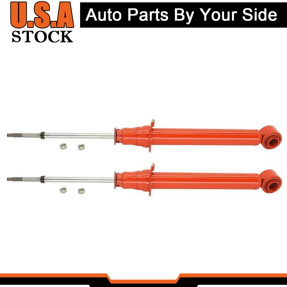 2 KYB AGX Left+Right Adjustable Rear Shocks Struts Set for Eagle for Mitsubishi