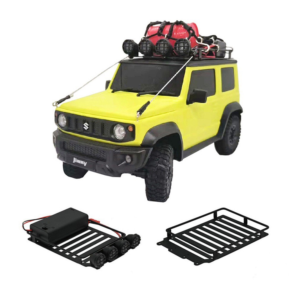 Metal Luggage Rack Roof spotlight Luggage Carrier Rack for Jimny Suzuki RC Cars