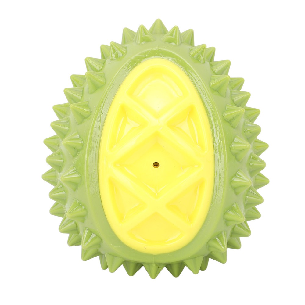 Durian Shaped Dog Toy Ball with Sound for Anxiety Relief and Interactive Play