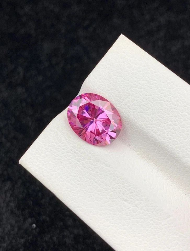 4.20 Ct Lab Grown Pink Diamond Oval Cut VVS1 D Grade Certified Stone