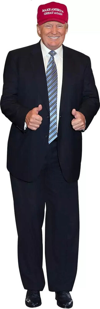 Donald Trump Stand up | Cardboard Cutout | 6 Feet Life Size Standee Picture Post
