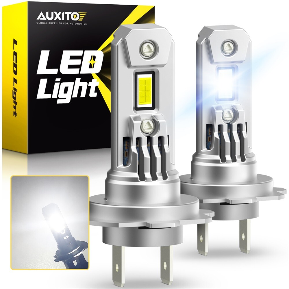 AUXITO H7 Headlight LED Kit Bulbs Head Car Lamps High Low Beam Bright 6000K NEW