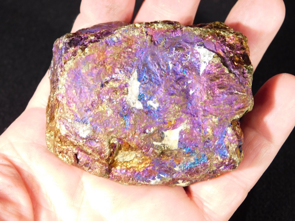 Iridescent Peacock Copper Chalcopyrite or Peacock Ore Mexico 368gr