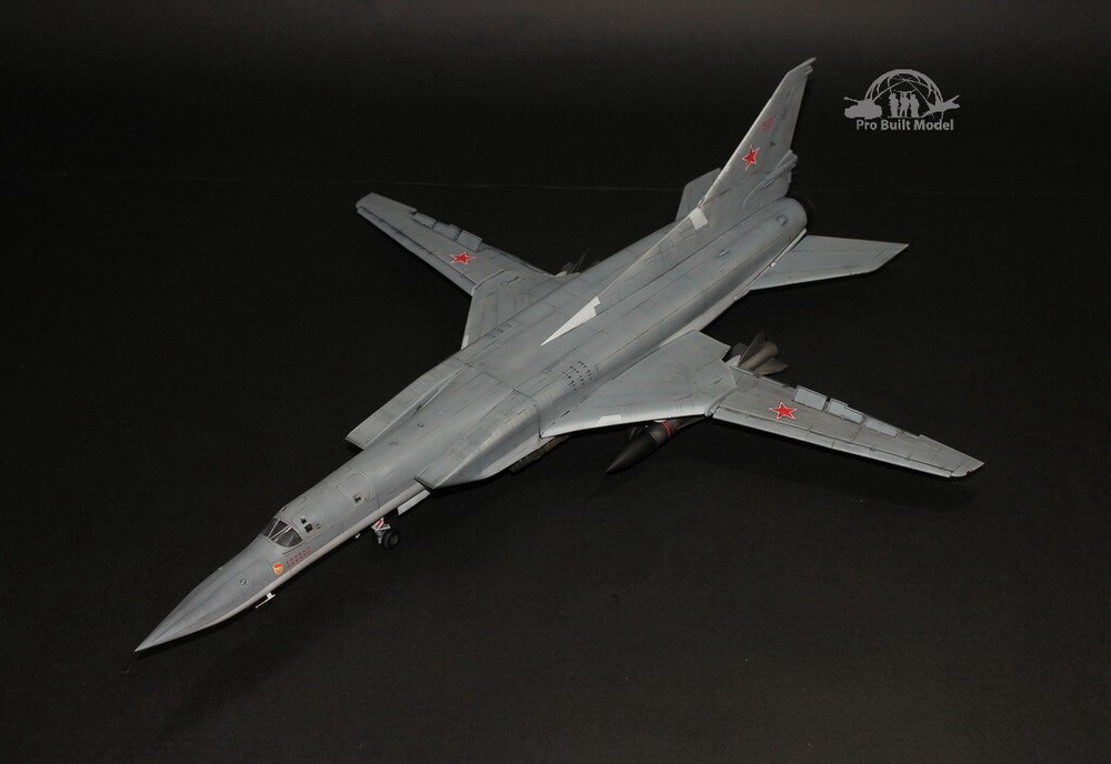 PreSale Russian TU-22M3 Blackfire C Strategic Bomber 1:72 Pro Built Model-image