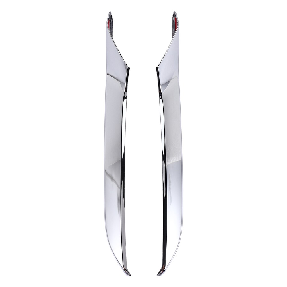 Car Chrome Front Bumper?Rod Lower K��Grille Trim Mouldings Fog Light Sc9573