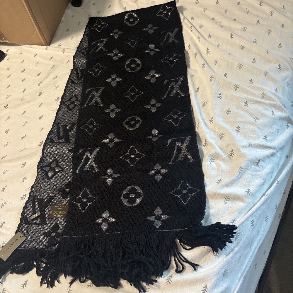 Louis Vuitton women's luxury scarf stylish and elegant