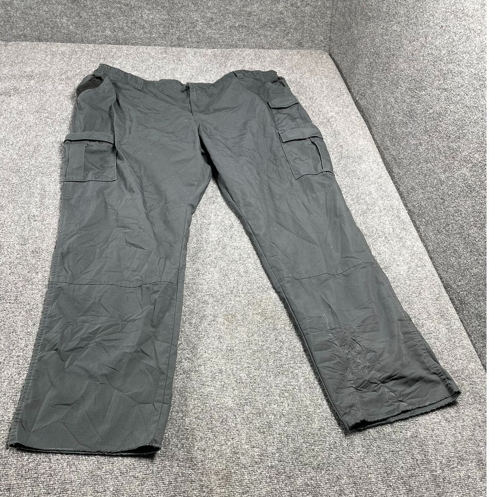 Propper Women's Black Pant Cargo  Double Knee Pockets Straight Legs Size W48