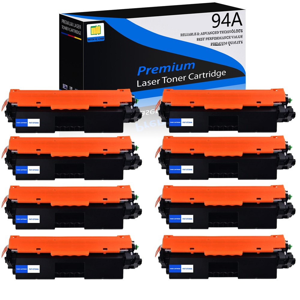HP CF294A 94A Toner Cartridge 8-Pack for LaserJet Pro M118dw M148dw M149fdw Printers