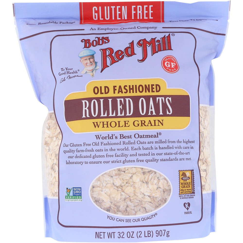 Bob'S Red Mill Old Fashioned Rolled Oats Whole Grain 32 Oz