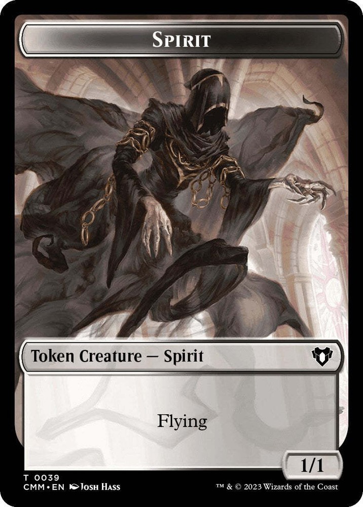 Spirit (0039) // Assassin Double-Sided Token [CMM - 39 // 14] NM