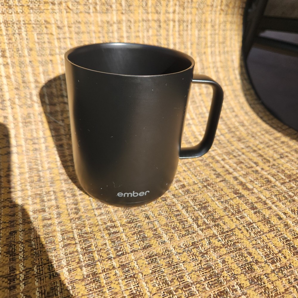 Ember Mug 10oz Smart Temperature Control Heated Cup Black No Charger Included