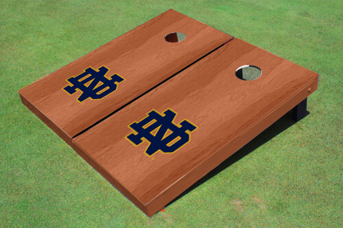 University of Notre Dame Solid Rosewood Cornhole Boards