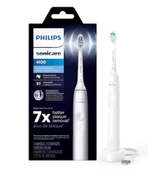 Philips Sonicare 4100 7x Rechargeable Power Toothbrush HX369w1/23 | White