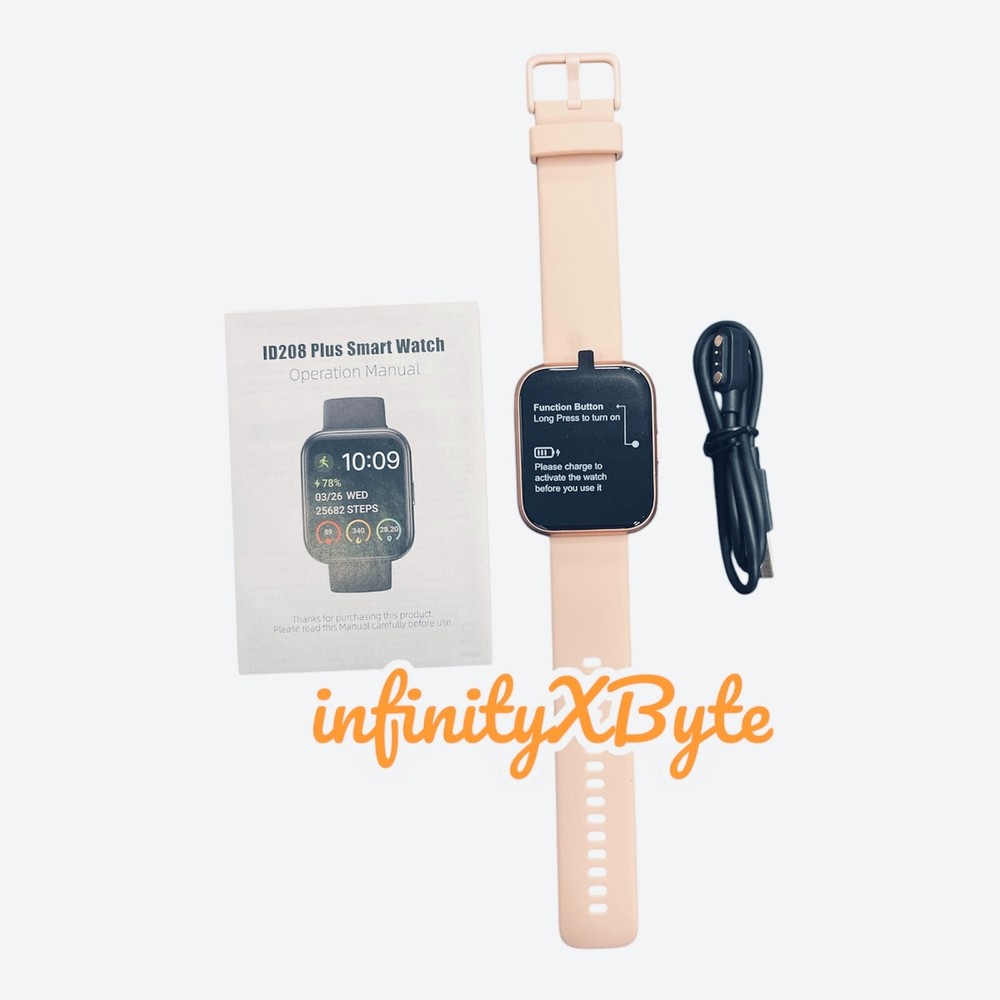 2025 InfinityXbyte Waterproof Android Smartwatch for Men & Women with Bluetooth