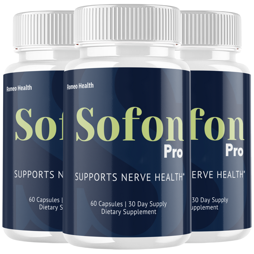 Sofon Pro - Nerve Health Formula Support Supplement - (3 Bottle)