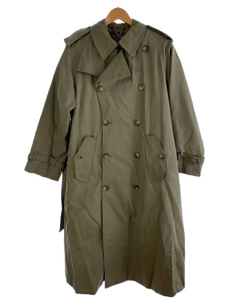 Paul Stuart 70S/England/Liner Included/Scratches And Stains/Trench Coat/36/Cotto