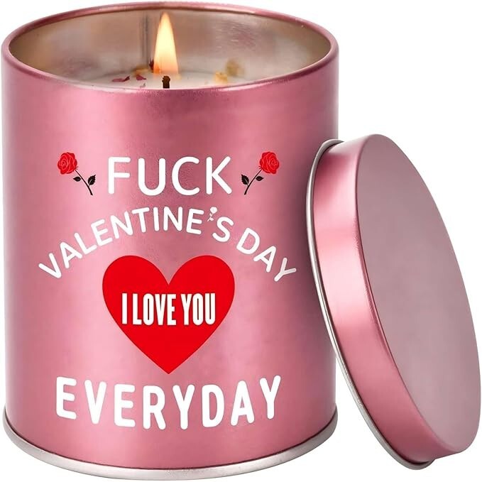 Valentines Day Gift Candles, Wife Romantic Valentine Present For Her I Love You-image
